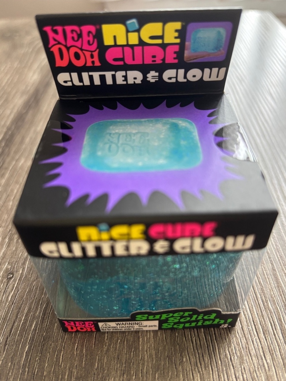 Needoh Glitter Glow Cube